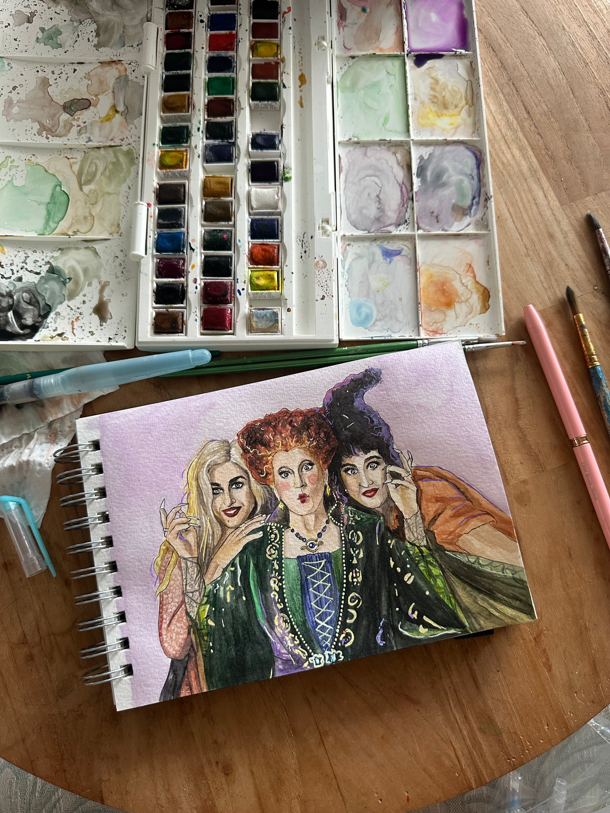 Hocus Pocus original watercolour painting