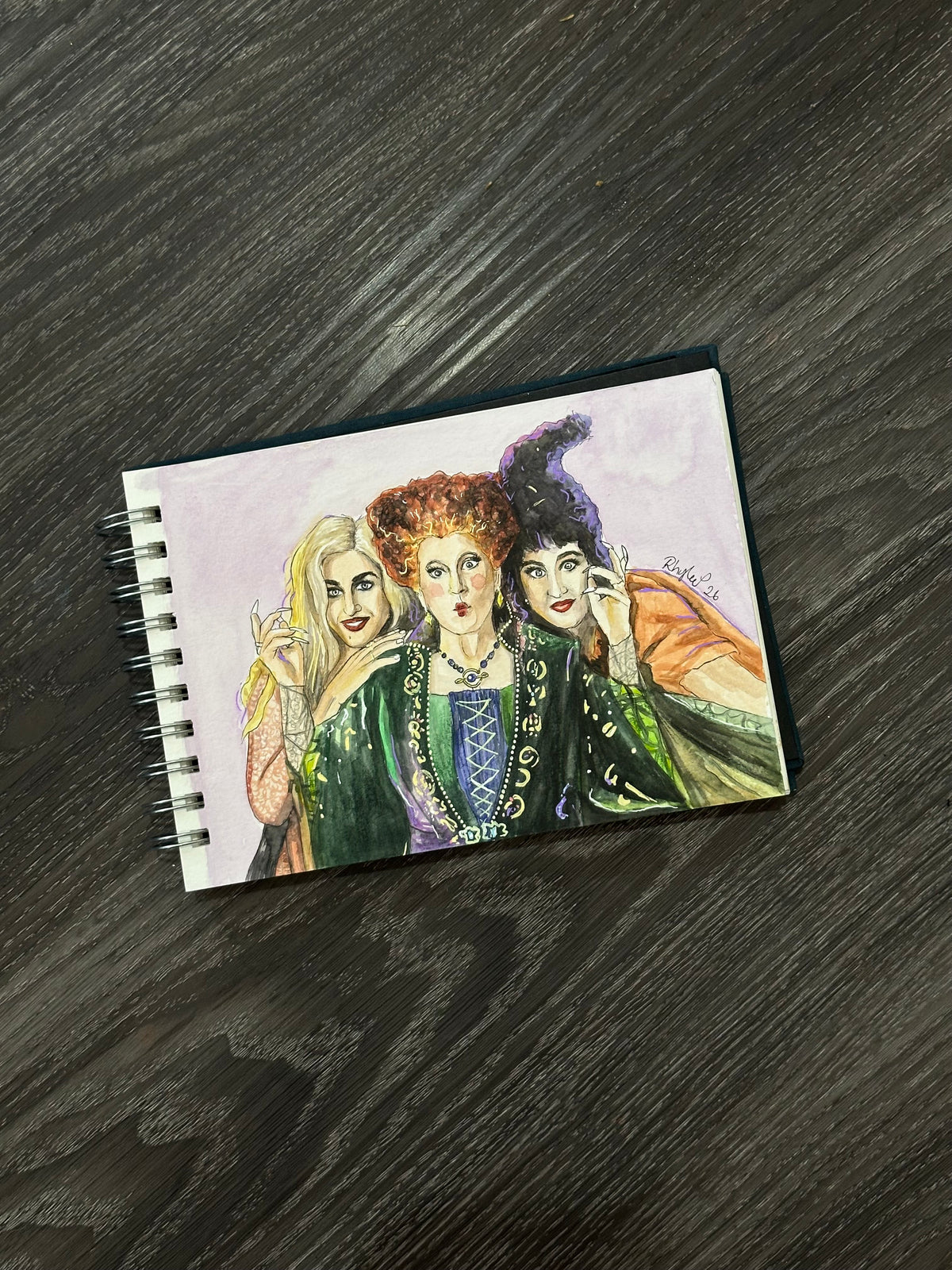 Hocus Pocus original watercolour painting